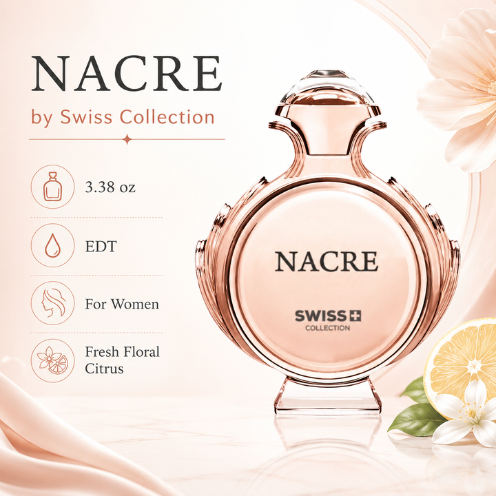 Nacre by Swiss Collection 3.38 oz EDT for Women | Fresh Floral Citrus