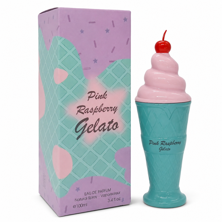 Pink Raspberry Gelato 3.4 oz EDP for Women | Sweet Gourmand Scent