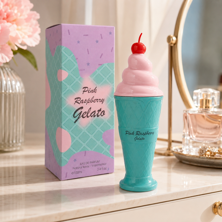 Pink Raspberry Gelato 3.4 oz EDP for Women | Sweet Gourmand Scent