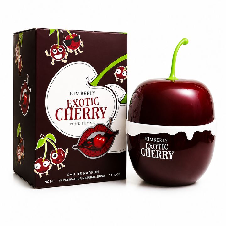 Kimberly Exotic Cherry Eau de Parfum for Women 3.0 Fl Oz (90ml) – Long Lasting Sweet Cherry Fruity Gourmand Floral Perfume – Luxury Women&