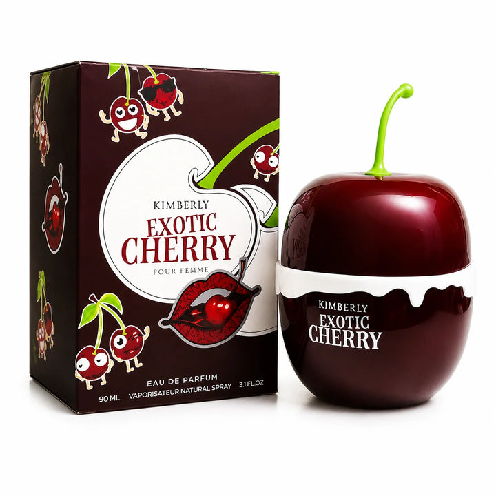 Kimberly Exotic Cherry Eau de Parfum for Women 3.0 Fl Oz (90ml) – Long Lasting Sweet Cherry Fruity Gourmand Floral Perfume – Luxury Women&