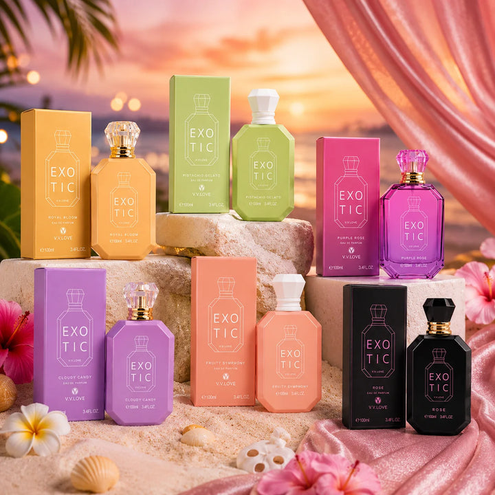 Perfume Gift Set for Women – 6 Piece Eau de Parfum Collection with Royal Bloom, Pistachio Gelato, Purple Rose, Cloudy Candy, Fruity Symphony &amp; Rose | Long Lasting Women&