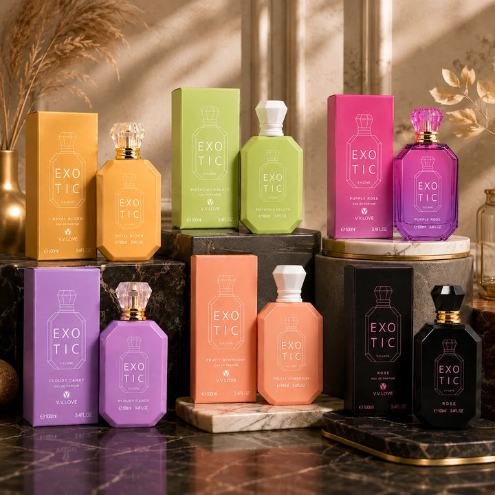 Perfume Gift Set for Women – 6 Piece Eau de Parfum Collection with Royal Bloom, Pistachio Gelato, Purple Rose, Cloudy Candy, Fruity Symphony &amp; Rose | Long Lasting Women&