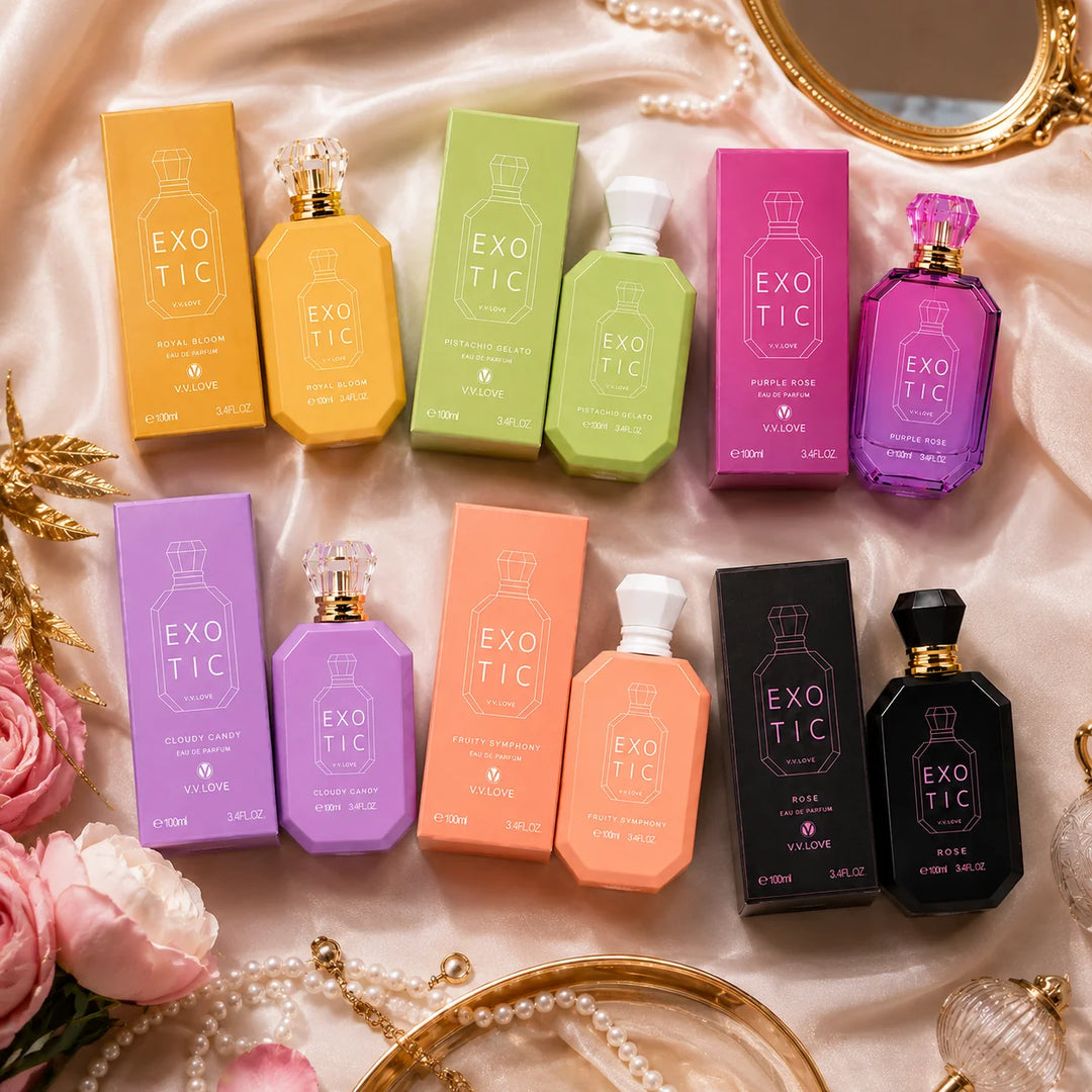 Perfume Gift Set for Women – 6 Piece Eau de Parfum Collection with Royal Bloom, Pistachio Gelato, Purple Rose, Cloudy Candy, Fruity Symphony &amp; Rose | Long Lasting Women&