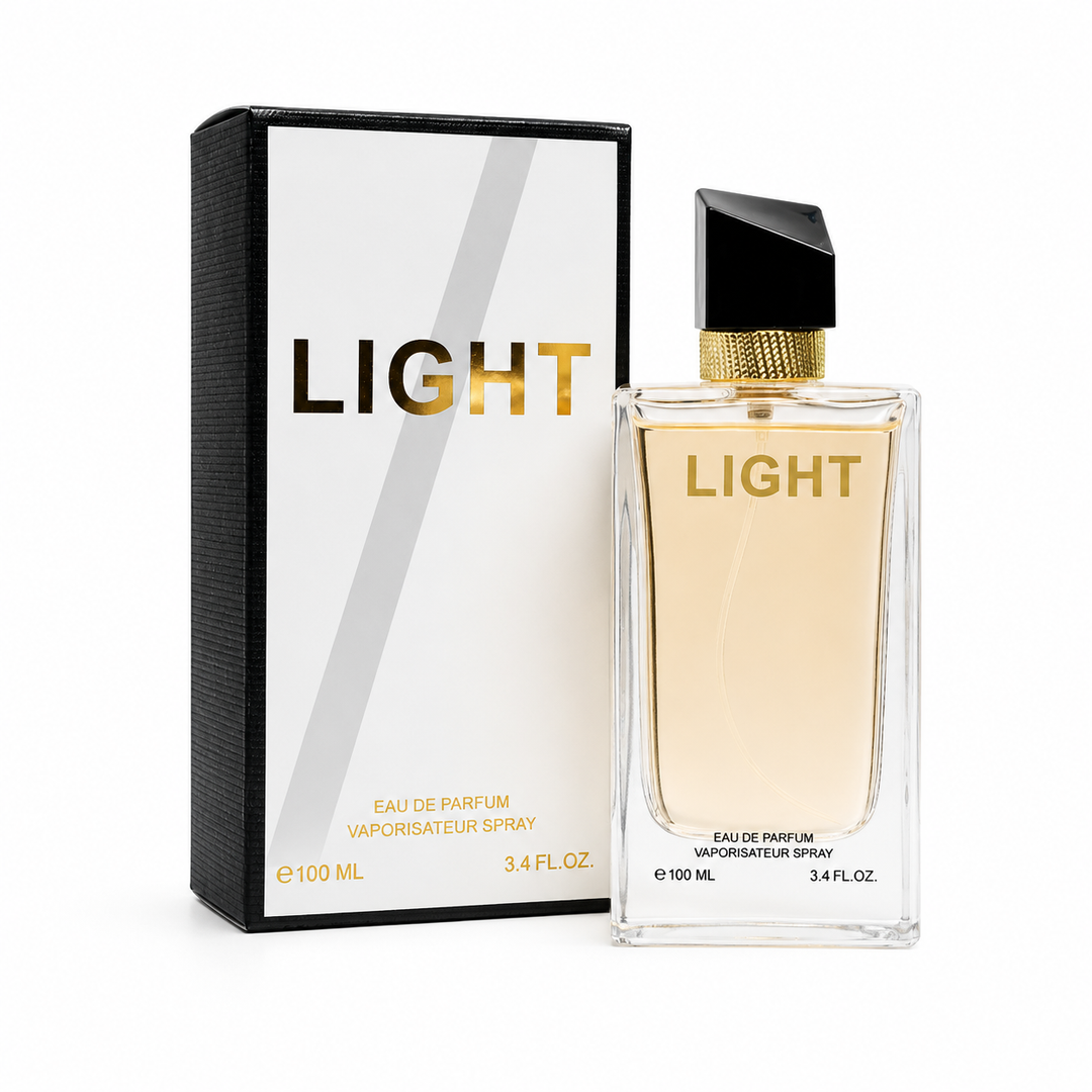 Light Eau de Parfum for Women 3.4 Fl Oz (100ml) – Long Lasting Floral Fruity Perfume for Women – Elegant Feminine Fragrance with Fresh Citrus, White Floral &amp; Soft Musk Notes – Premium Gift for Women