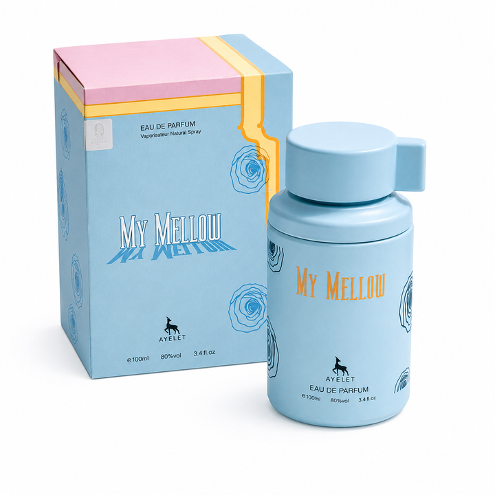My Mellow Eau de Parfum for Women 3.4 Fl Oz (100ml) – Fresh Floral Fruity Perfume with Soft Aquatic, Powdery &amp; Musk Notes – Long Lasting Women&