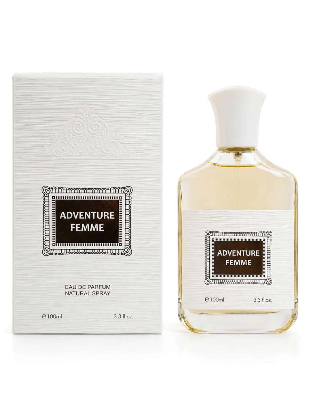 Adventure Femme Eau de Parfum for Women 3.3 Fl Oz (100ml) – Long Lasting Floral Fruity Perfume for Women – Fresh Feminine Fragrance with Citrus, White Floral &amp; Soft Musk Notes – Everyday Signature Scent Gift for Women