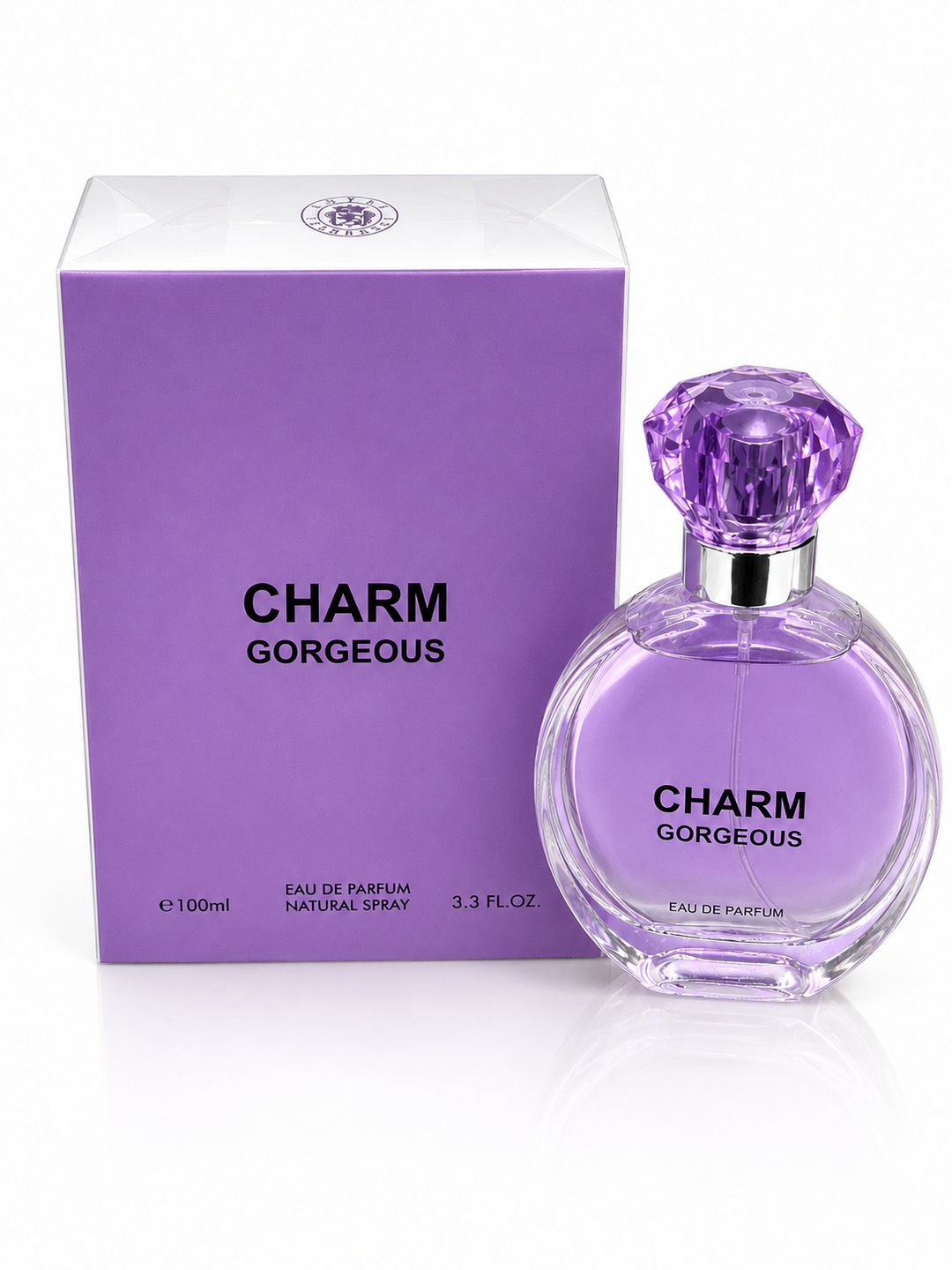 Charm Gorgeous Eau de Parfum for Women 3.3 Fl Oz (100ml) – Long Lasting Floral Fruity Perfume for Women – Sweet Feminine Fragrance with Floral, Vanilla &amp; Musk Notes – Everyday Signature Scent Gift for Women