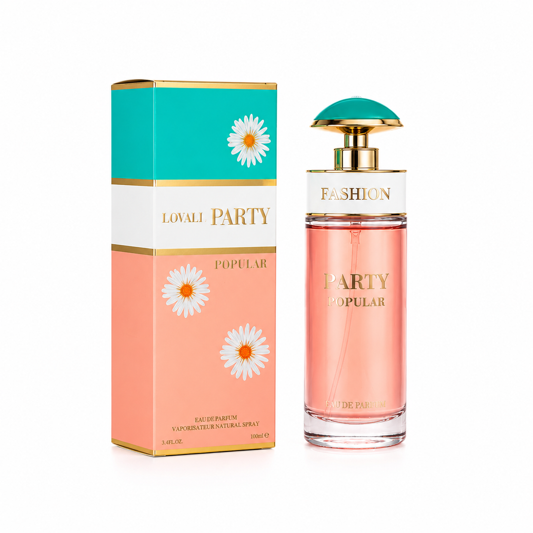 Party Popular Eau de Parfum for Women 3.4 Fl Oz (100ml) – Long Lasting Floral Fruity Perfume – Sweet Feminine Fragrance Spray for Daily Wear, Parties &amp; Special Occasions