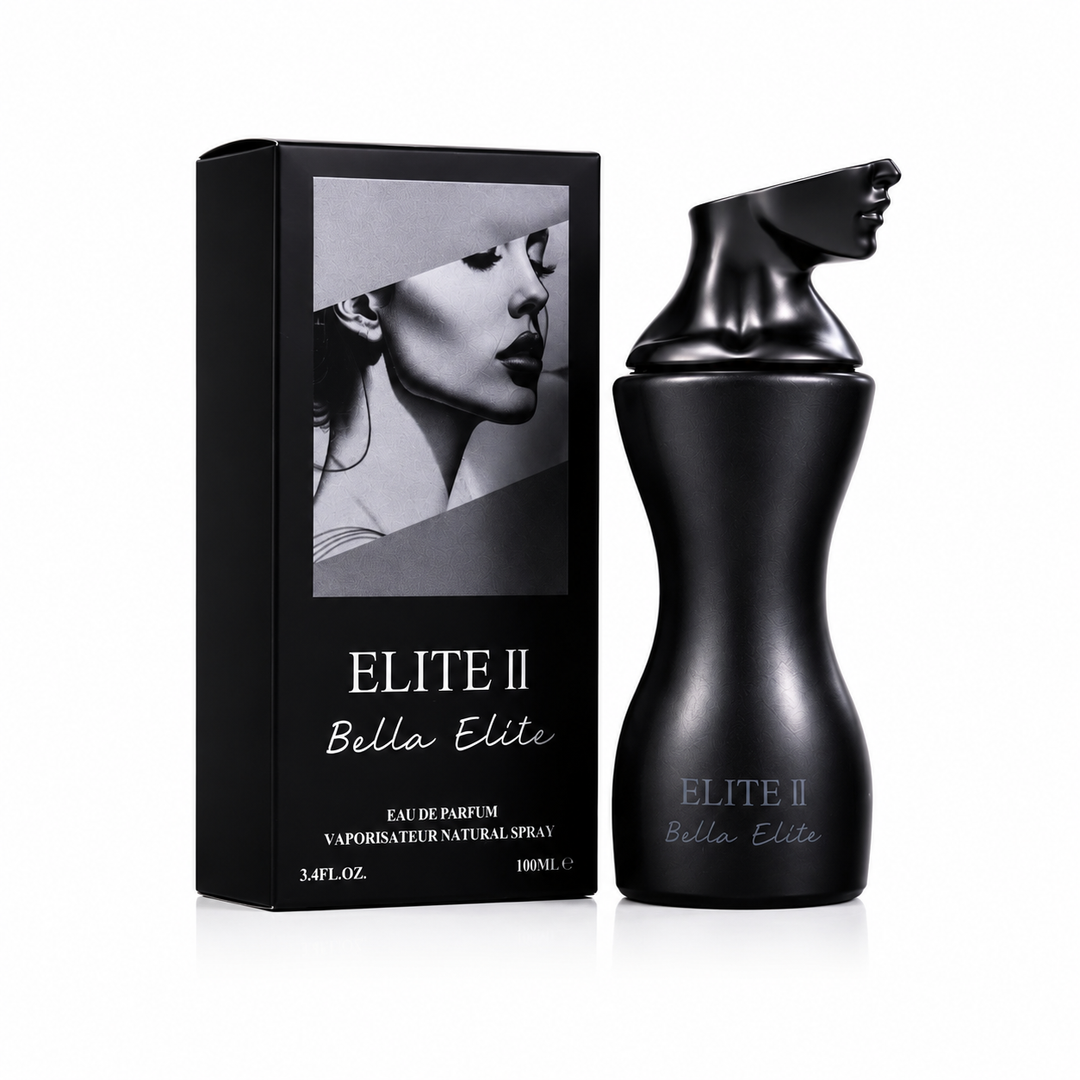 Elite II Bella Elite Eau de Parfum for Women 3.4 Fl Oz (100ml) – Long Lasting Floral Woody Musk Perfume – Elegant Feminine Fragrance Spray for Evening Wear, Date Night &amp; Special Occasions