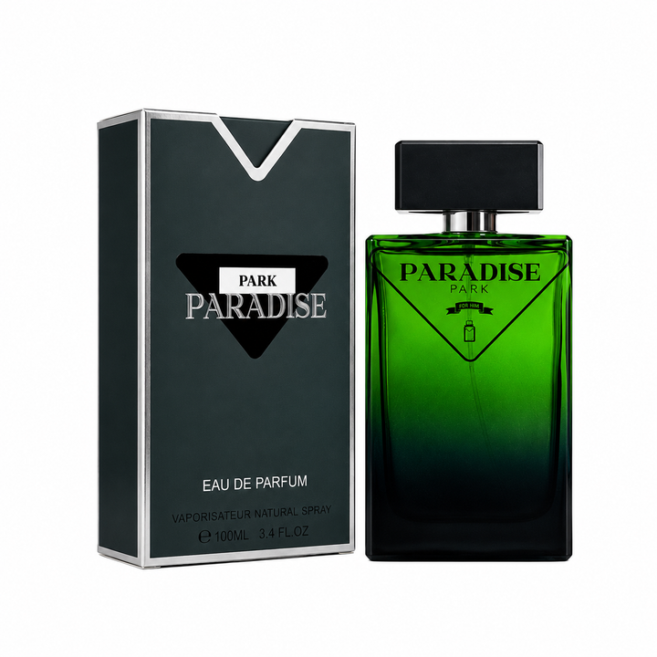 Park Paradise Eau de Parfum for Men 3.4 Fl Oz (100ml) – Long Lasting Fresh Woody Aromatic Cologne Spray – Masculine Fragrance for Daily Wear, Office, Travel &amp; Special Occasions