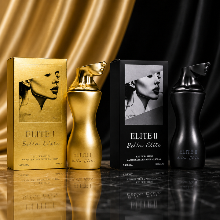 Bella Elite I &amp; Bella Elite II Perfume Gift Set for Women – 2 Pack Eau de Parfum Fragrance Collection, Long Lasting Floral Amber Woody Perfumes, Luxury Scent Gift Set, 100ml Each