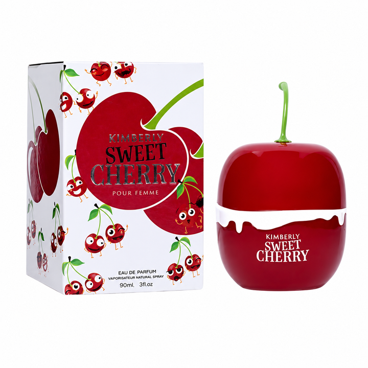 Kimberly Sweet Cherry Eau De Parfum for Women 90ml (3.0 Fl Oz) – Sweet Fruity Floral Perfume for Women – Long Lasting Feminine Fragrance Spray