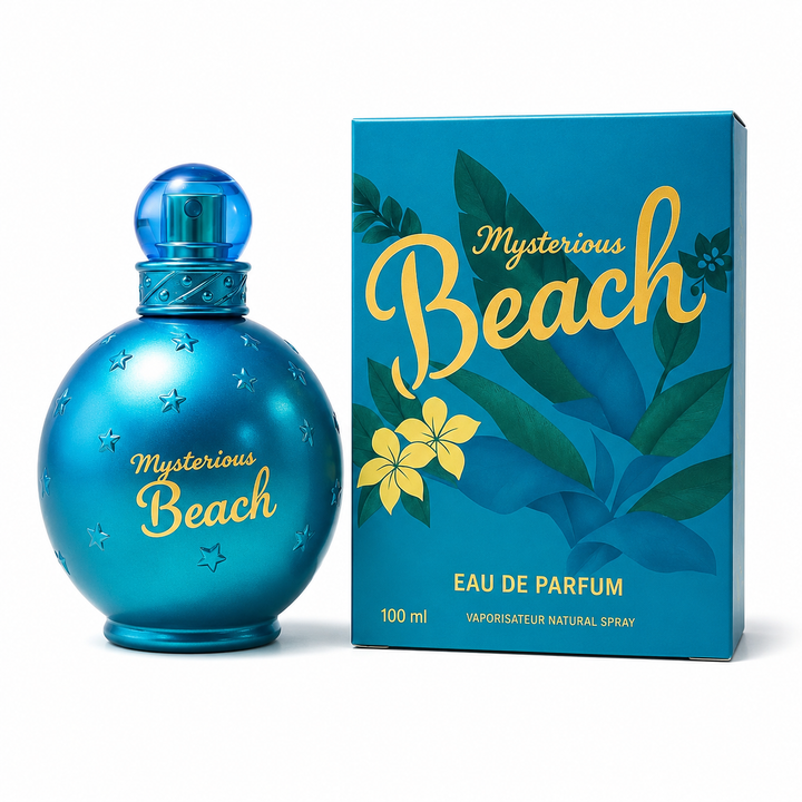 Mysterious Beach Eau De Parfum for Women 100ml (3.4 Fl Oz) – Tropical Floral Fruity Perfume for Women – Long Lasting Fresh Beach Fragrance Spray – Summer Vacation Scent
