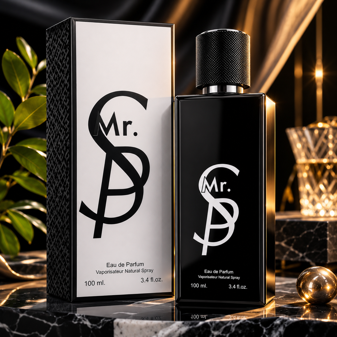Mr. SP Eau de Parfum for Men 3.4 Fl Oz (100ml) – Long Lasting Woody Aromatic Cologne for Men, Fresh Masculine Fragrance, Everyday Signature Scent, Premium Gift for Him