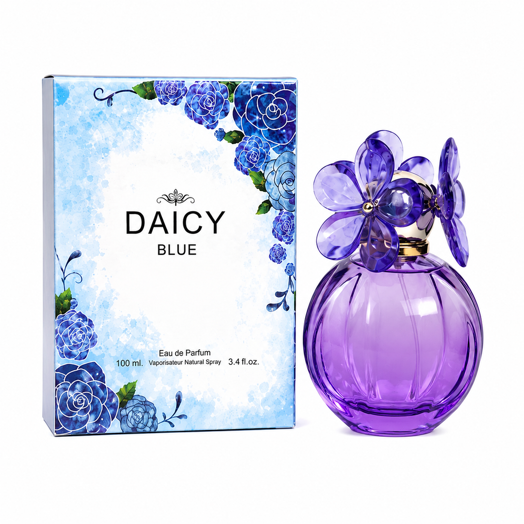 Daicy Blue Eau de Parfum for Women 3.4 Fl Oz (100ml) – Long Lasting Floral Fruity Perfume, Fresh Feminine Fragrance for Everyday Wear, Elegant Signature Scent, Gift for Her