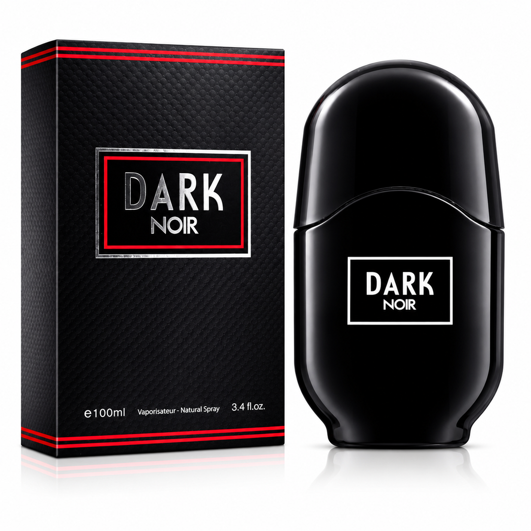 Dark Noir Eau de Parfum for Men 3.4 Fl Oz (100ml) – Long Lasting Woody Spicy Cologne for Men, Bold Masculine Fragrance, Fresh Everyday Signature Scent, Premium Gift for Him