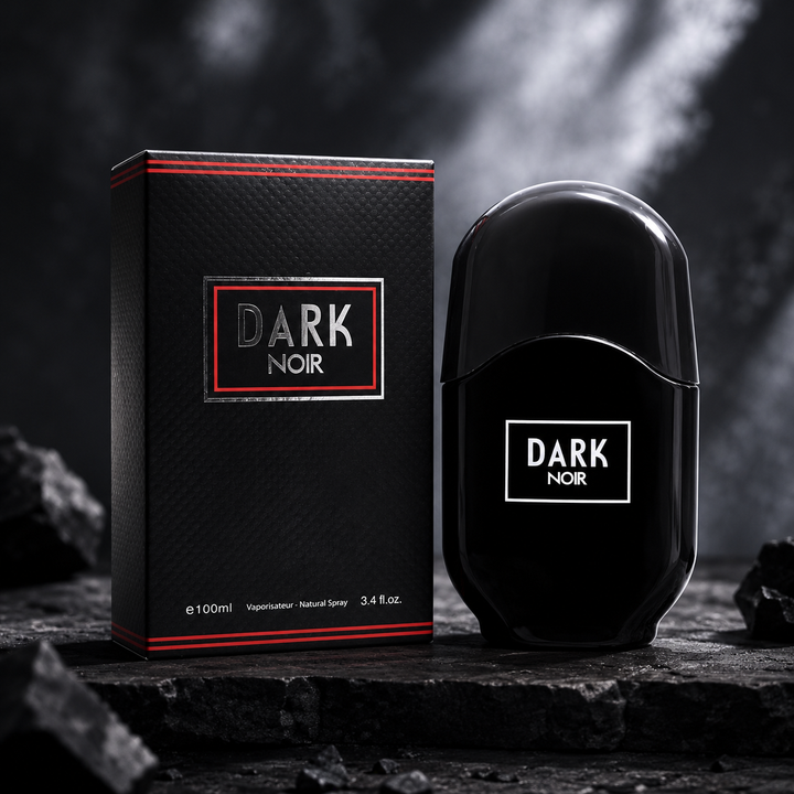 Dark Noir Eau de Parfum for Men 3.4 Fl Oz (100ml) – Long Lasting Woody Spicy Cologne for Men, Bold Masculine Fragrance, Fresh Everyday Signature Scent, Premium Gift for Him