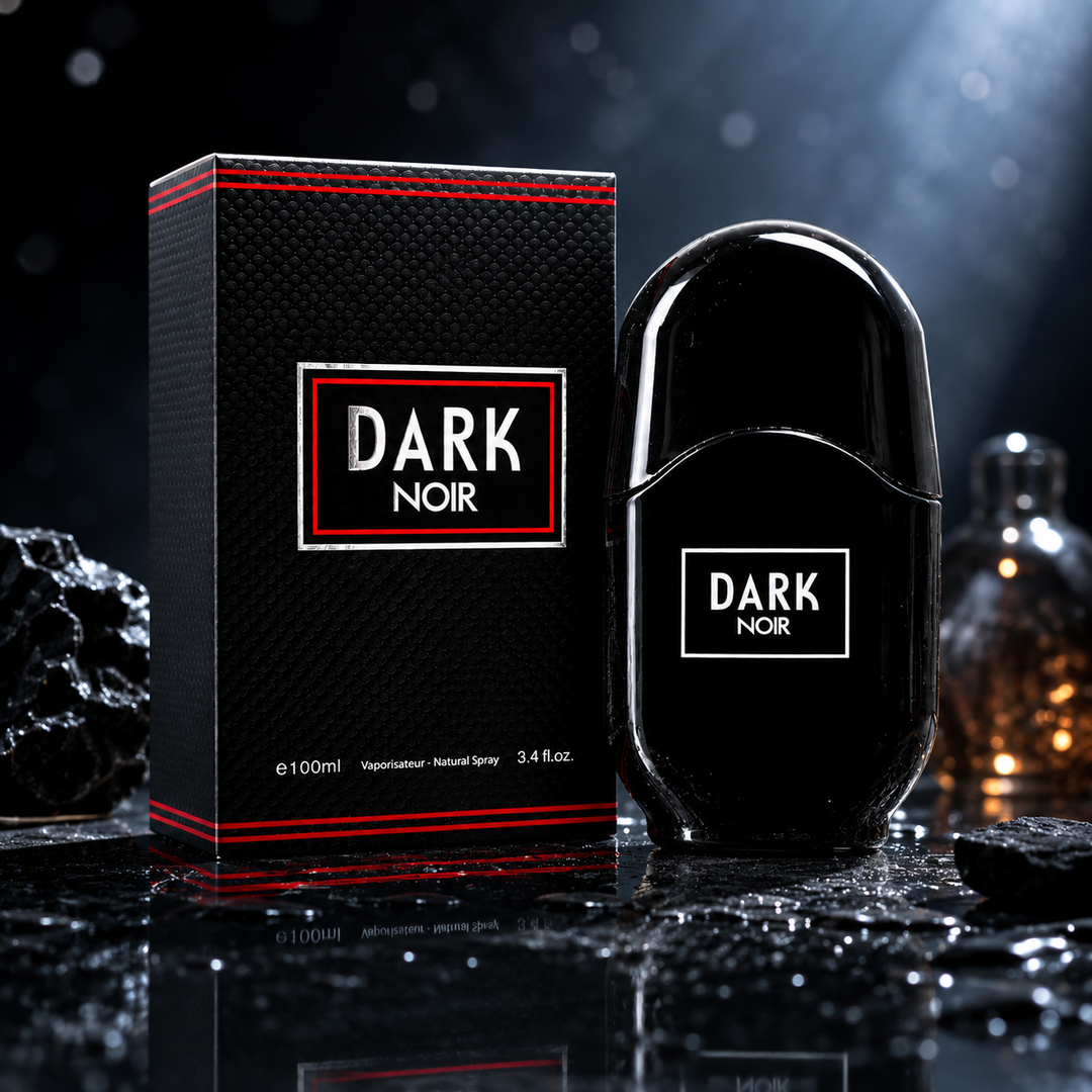Dark Noir Eau de Parfum for Men 3.4 Fl Oz (100ml) – Long Lasting Woody Spicy Cologne for Men, Bold Masculine Fragrance, Fresh Everyday Signature Scent, Premium Gift for Him