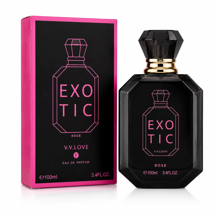 Rose Eau de Parfum for Women 100ml / 3.4 Fl Oz – Elegant Floral Fragrance Perfume Spray for Everyday Wear, Evening Occasions &amp; Gift Giving