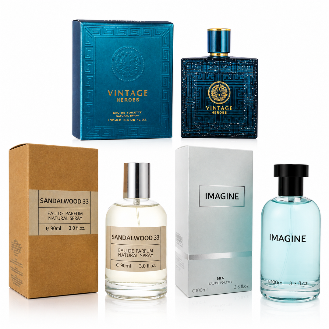 Vintage Heroes, Sandalwood 33 &amp; Imagine Men&