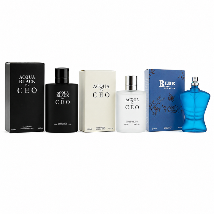 Acqua Black For CEO, Acqua For CEO &amp; Blue For Men Men&
