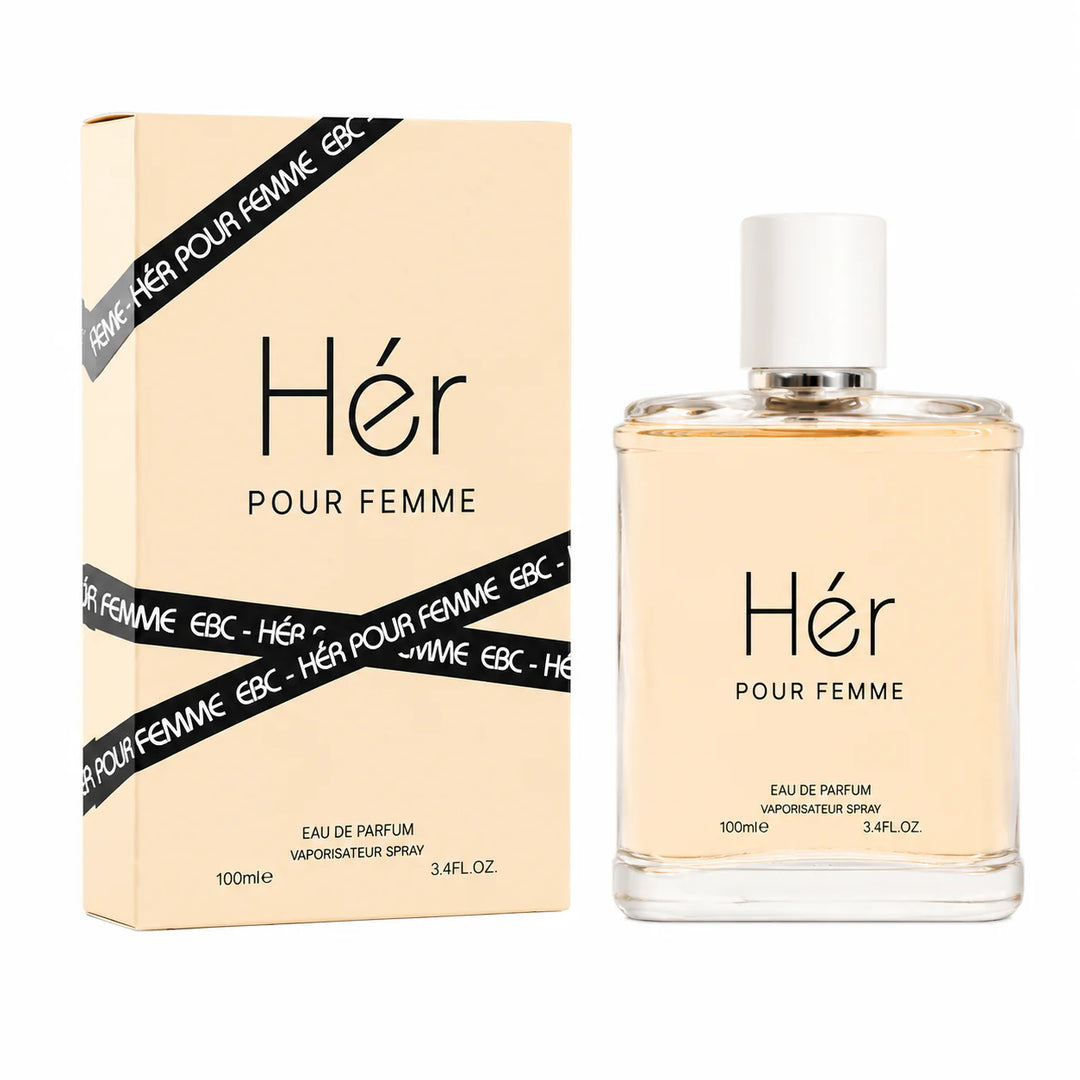 Hér Pour Femme Eau De Parfum for Women 100ml (3.4 Fl Oz) – Long Lasting Floral Fruity Perfume for Women – Elegant Feminine Fragrance Spray