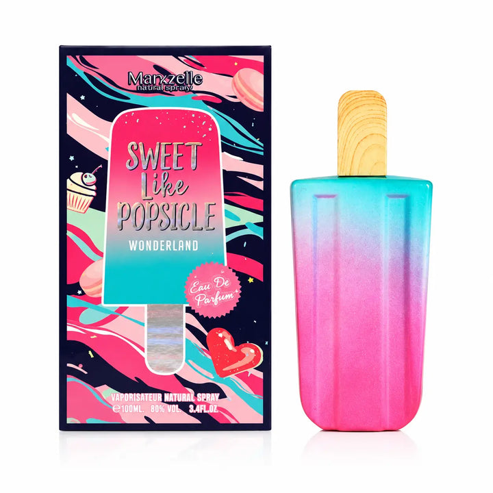 Sweet Like Popsicle Wonderland Eau De Parfum for Women 100ml – Long Lasting Sweet Fruity Floral Perfume for Women – Fun Candy Inspired Feminine Fragrance Spray