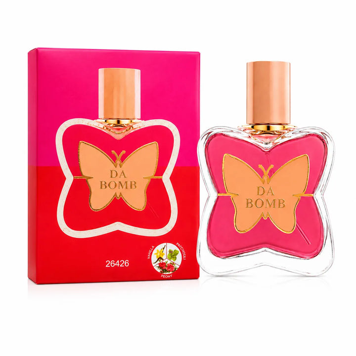DA BOMB Eau De Parfum for Women 100ml (3.4 Fl Oz) – Sweet Floral Vanilla Perfume for Women – Long Lasting Feminine Fragrance Spray