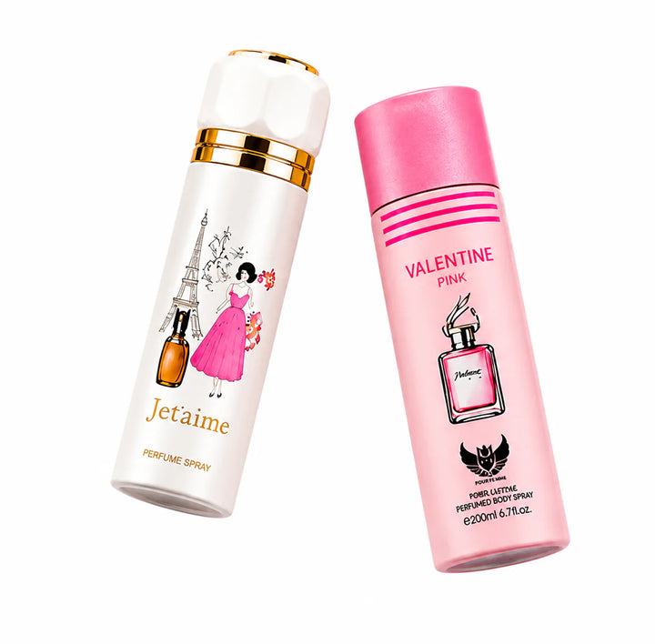 Women’s Perfume Body Spray 2 Pack – Long Lasting Fragrance Set – Floral &amp; Sweet Elegant Scents