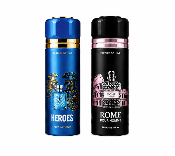 Men’s Perfume Body Spray 2 Pack – Long Lasting Fragrance Set – Fresh Masculine Scents