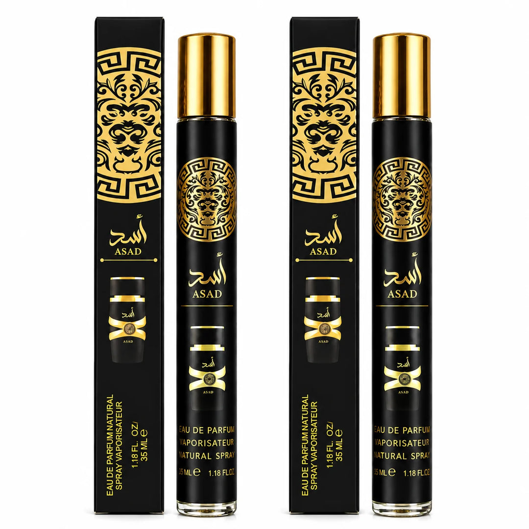 Travel Fragrance Eau de Parfum Spray for Men 2 Pack - Long Lasting Fragrance Cologne - 35 mL Each - 1.18 fl oz Each - Natural Spray
