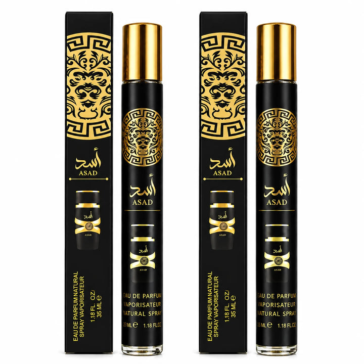 Travel Fragrance Eau de Parfum Spray for Men 2 Pack - Long Lasting Fragrance Cologne - 35 mL Each - 1.18 fl oz Each - Natural Spray