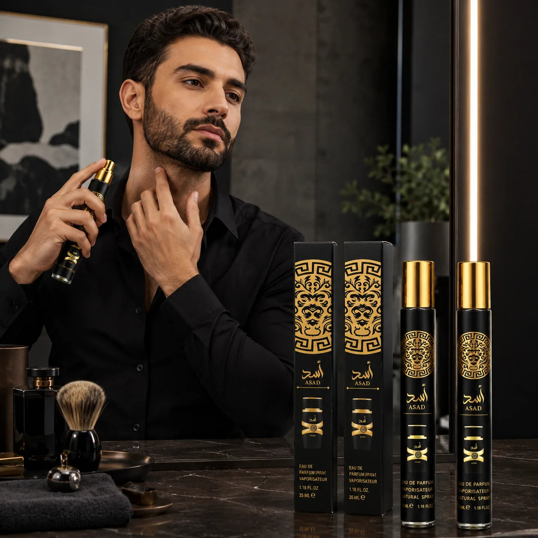 Travel Fragrance Eau de Parfum Spray for Men 2 Pack - Long Lasting Fragrance Cologne - 35 mL Each - 1.18 fl oz Each - Natural Spray