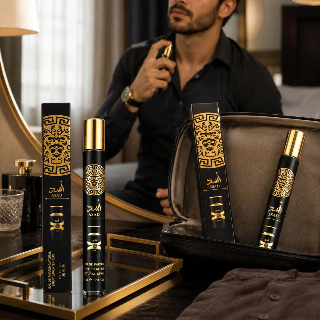 Travel Fragrance Eau de Parfum Spray for Men 2 Pack - Long Lasting Fragrance Cologne - 35 mL Each - 1.18 fl oz Each - Natural Spray