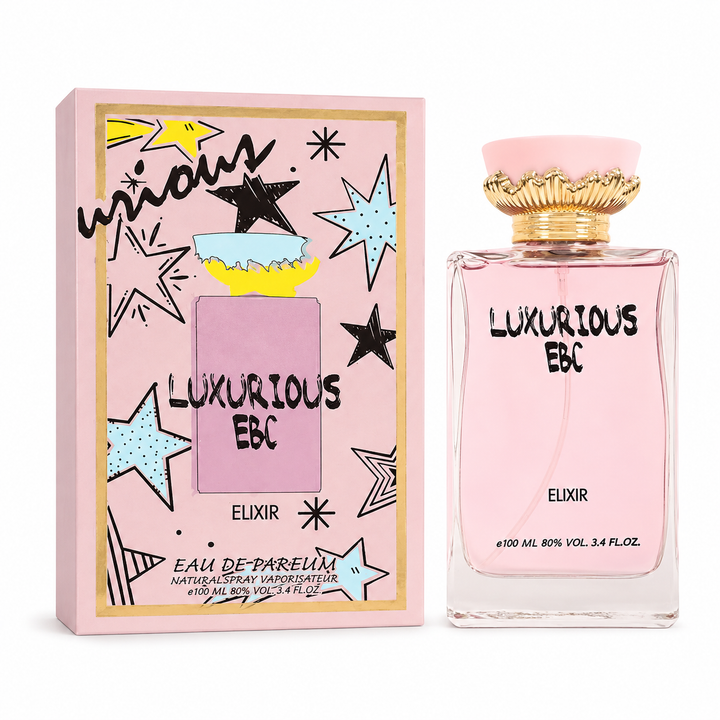 Luxurious EBC Elixir Eau de Parfum for Women 100ml / 3.4 Fl Oz – Feminine Perfume Spray, Full Size Women’s Fragrance for Everyday &amp; Evening Wear
