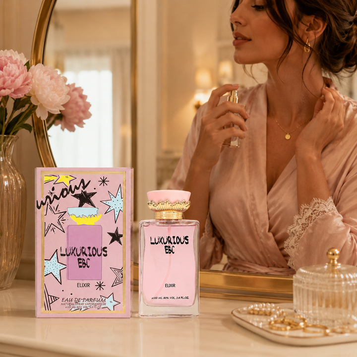 Luxurious EBC Elixir Eau de Parfum for Women 100ml / 3.4 Fl Oz – Feminine Perfume Spray, Full Size Women’s Fragrance for Everyday &amp; Evening Wear