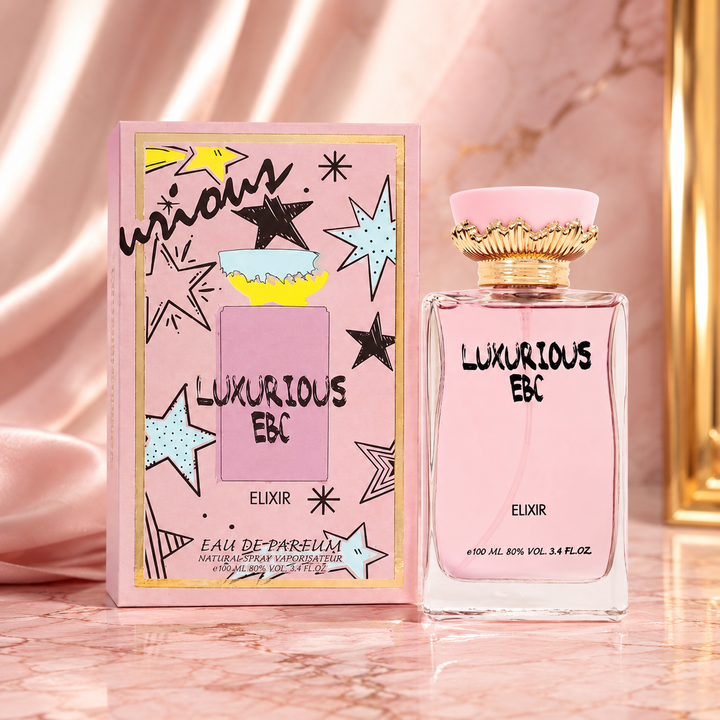 Luxurious EBC Elixir Eau de Parfum for Women 100ml / 3.4 Fl Oz – Feminine Perfume Spray, Full Size Women’s Fragrance for Everyday &amp; Evening Wear