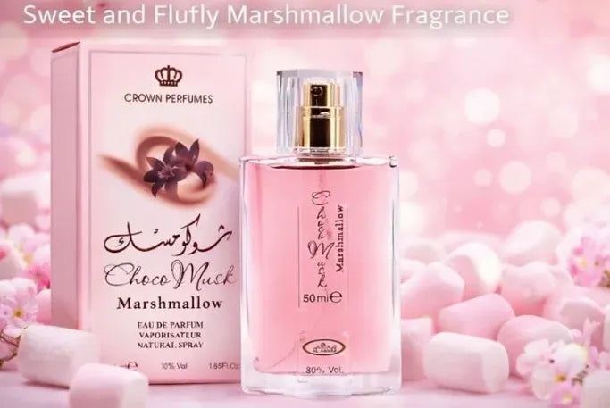 Choco Musk Marshmallow Eau De Parfum for Women - Sweet Gourmand Fragrance, Long-Lasting Perfume (50 ml/1.65 Fl Oz)