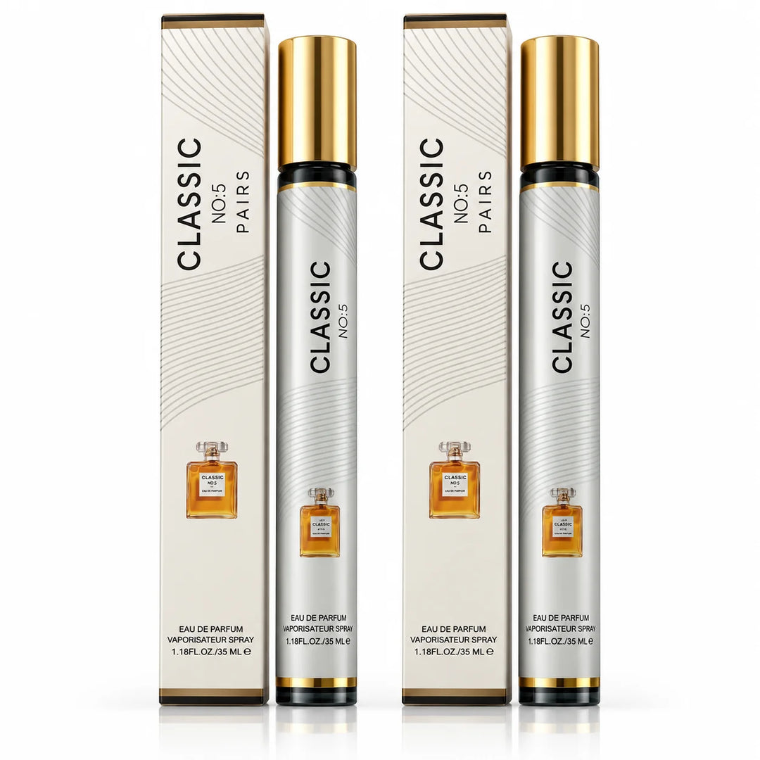 Classic No.5 Paris Women’s Travel Perfume Spray – 2 Pack