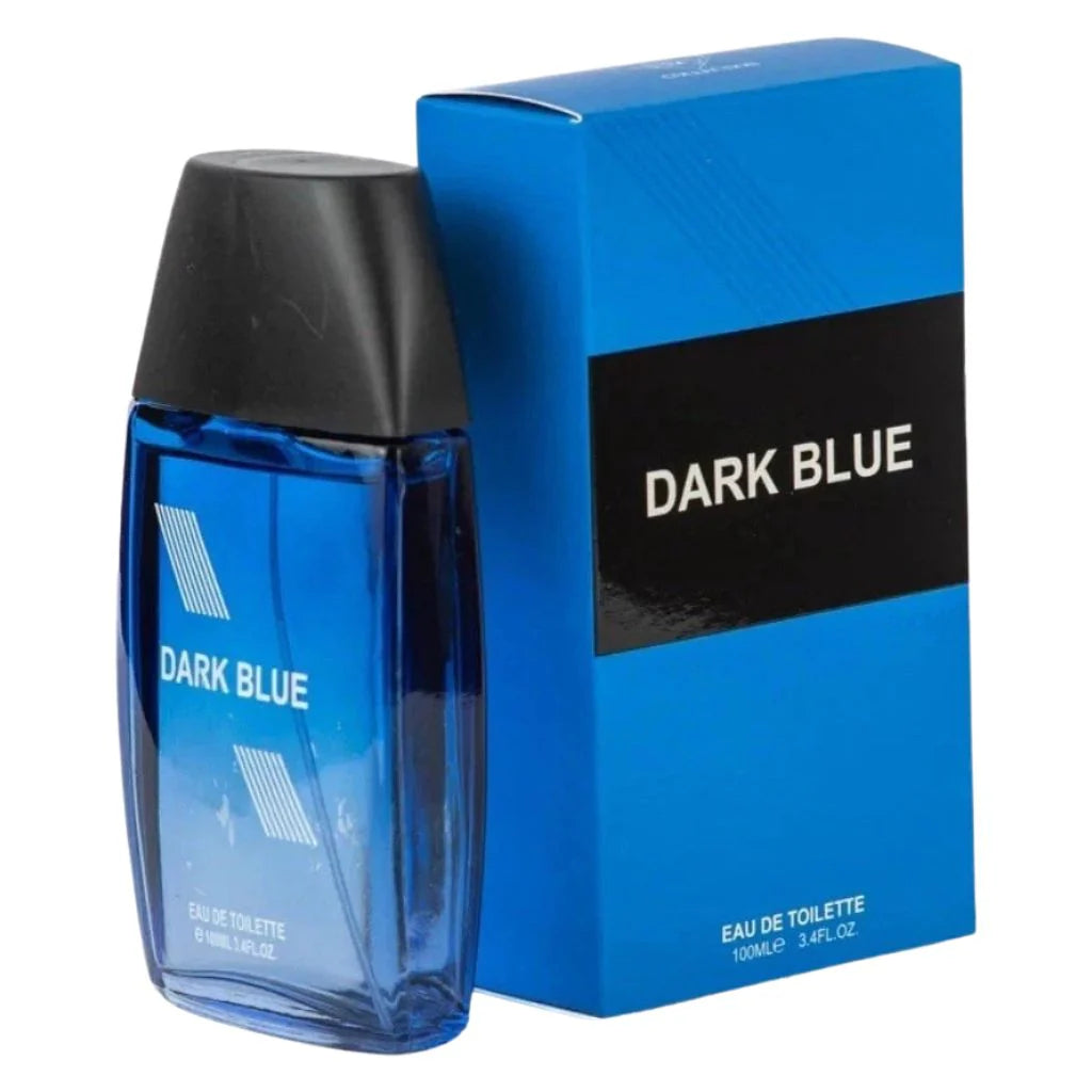 Dark Blue by EBC Collection 100ml Eau de Toilette bottle and box