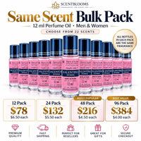 12 ml Perfume Oil – Same Scent Bulk Pack (Men & Women)