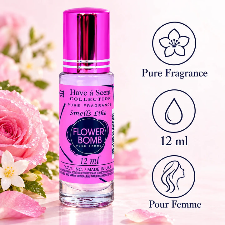 Floral Bomb Perfume Oil for Women Roll-On 12ml
