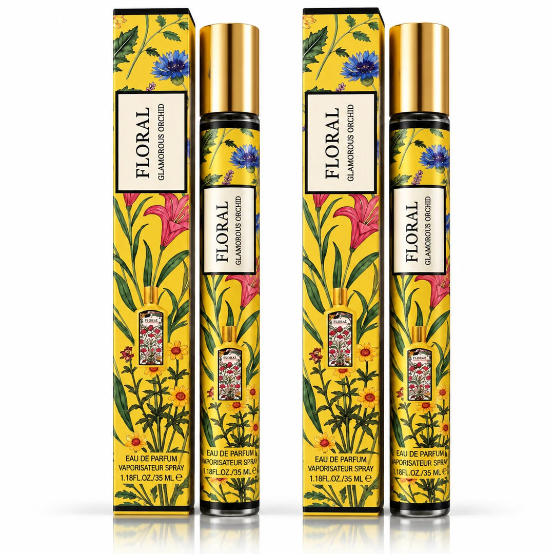 Floral Glamorous Orchid Women’s Travel Perfume Spray – 2 Pack