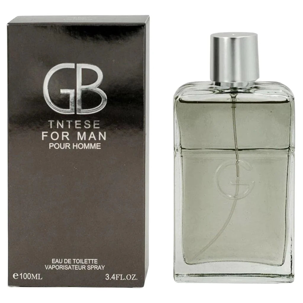 GB Intense by EBC Collection 100ml Eau de Toilette bottle and black box for men