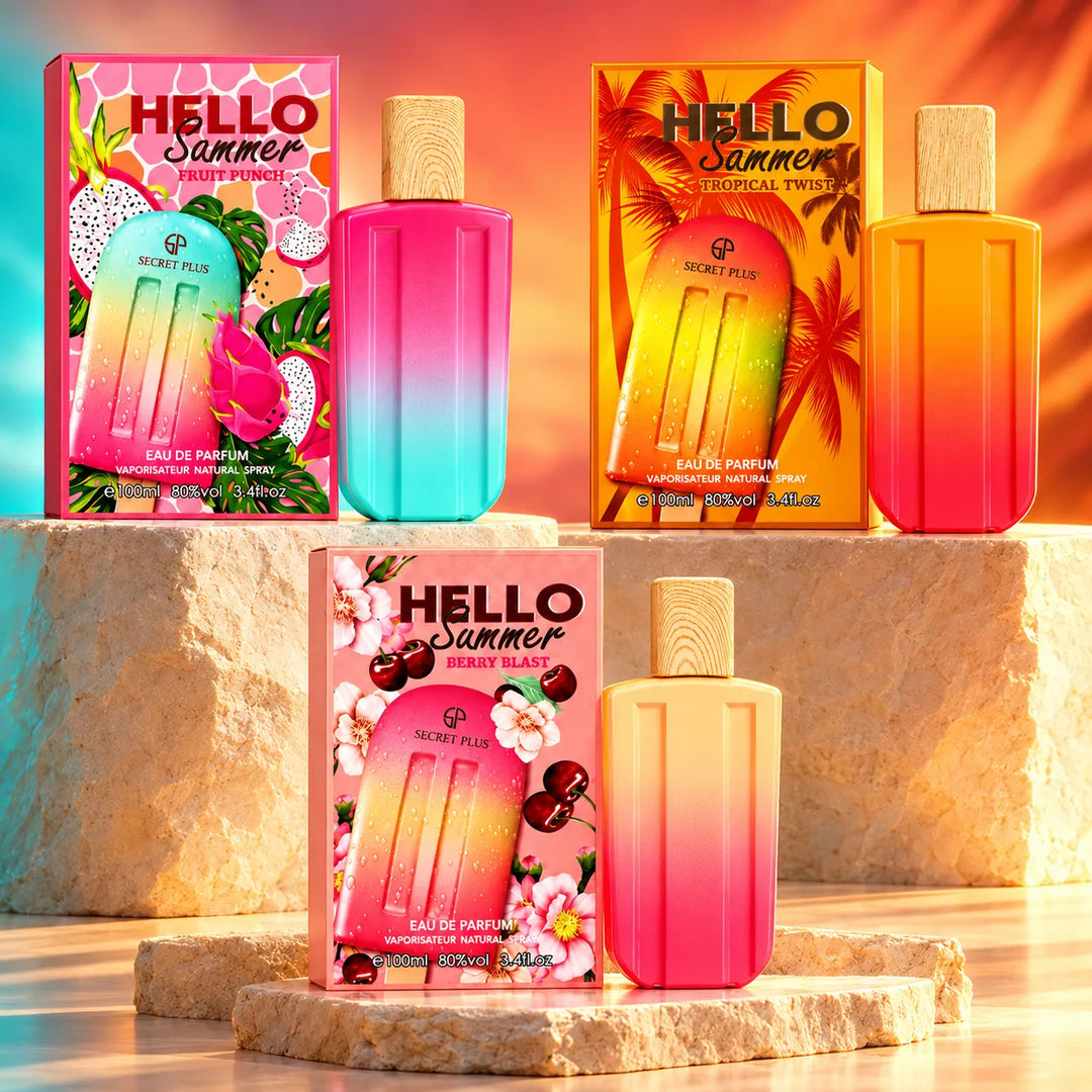 Hello Summer Perfume Set for Women - 3 x 100ml EDP
