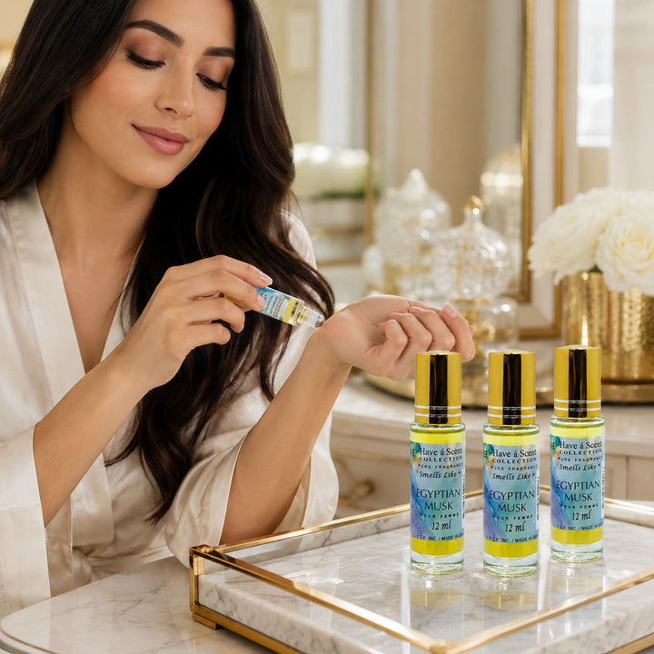 Egyptian Musk Concentrated Perfume Oil Pack of 3 - 12ml