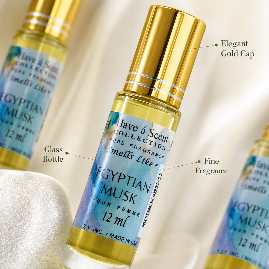 Egyptian Musk Concentrated Perfume Oil Pack of 3 - 12ml