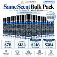 12 ml Perfume Oil – Same Scent Bulk Pack (Men & Women)