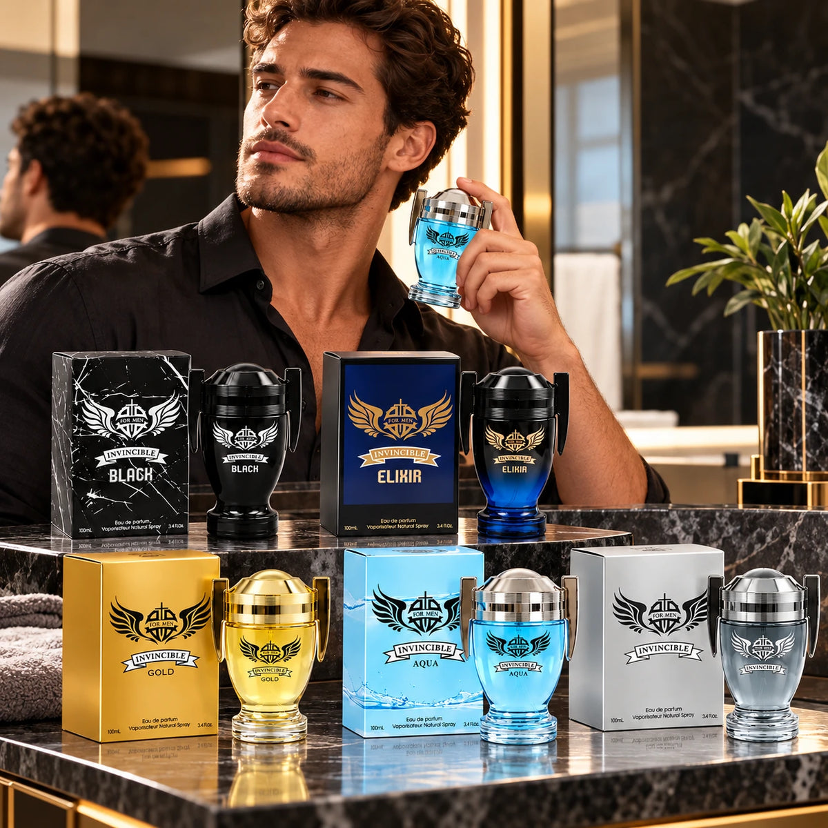 Invincible 5-Piece EDP for Men